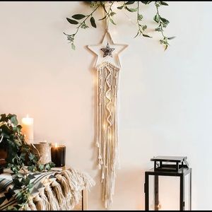 Star Shaped Tassel Wall Decor